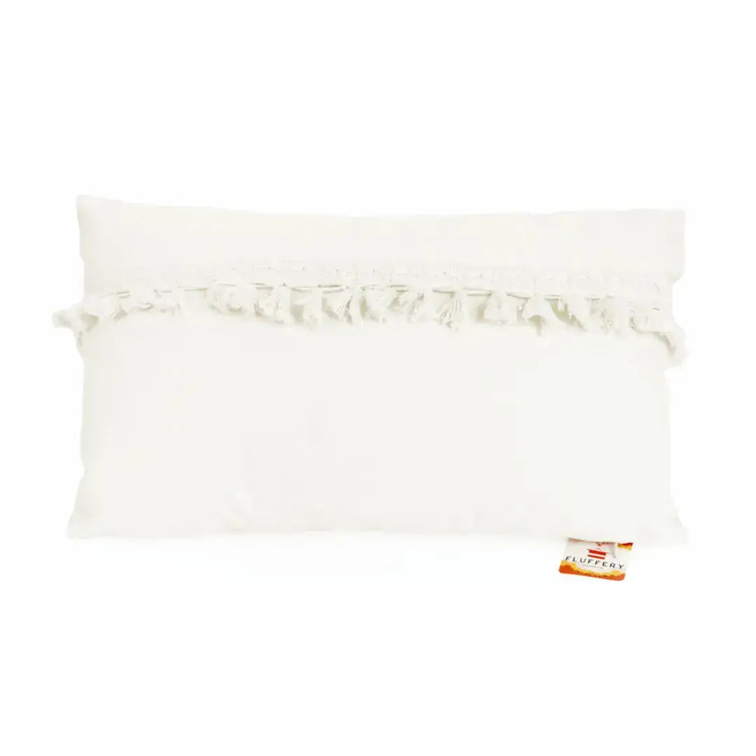 Boho Tassel Throw Pillow 12"x20" with Insert Home Decor