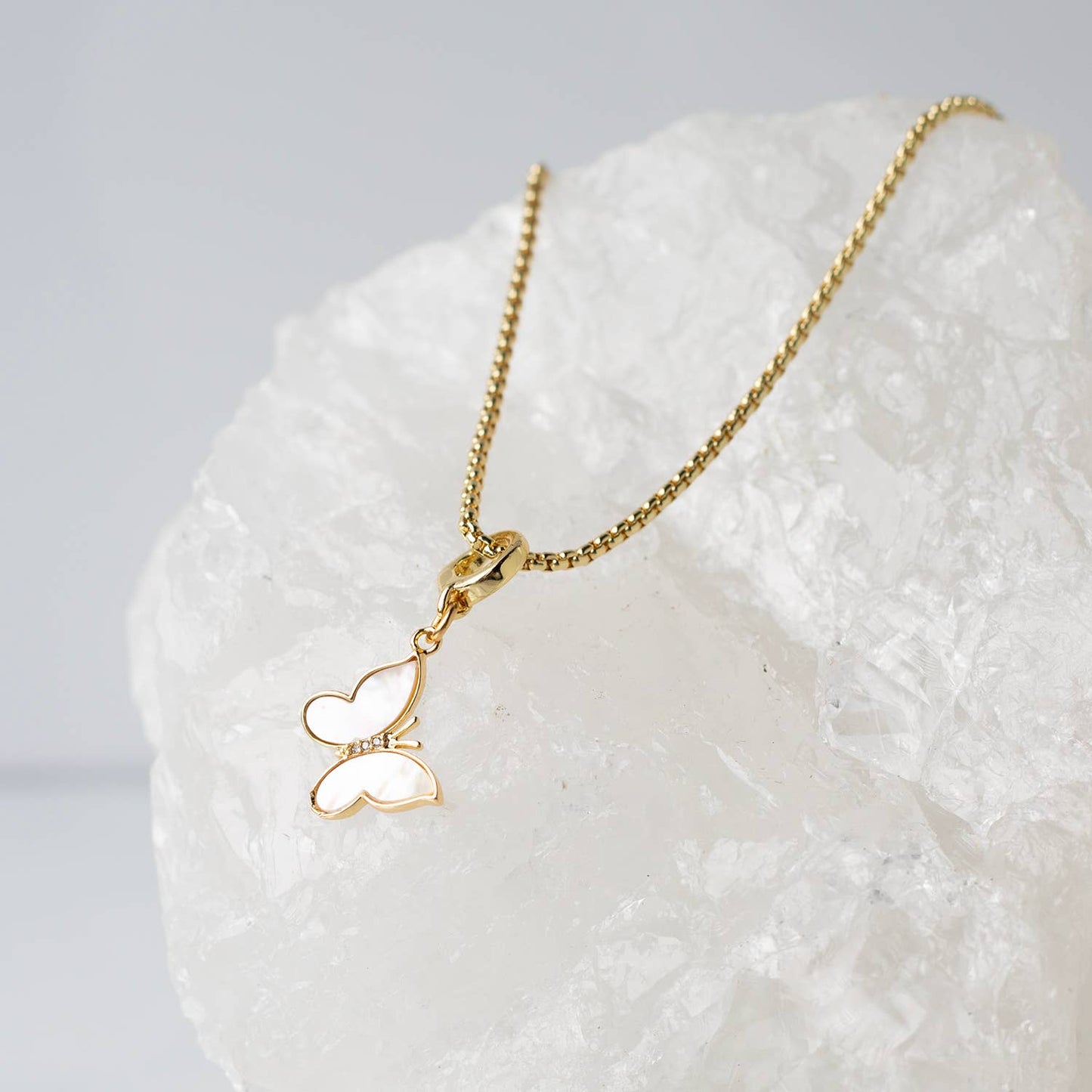 Butterfly Charm-Mother of Pearl | Bag Charm | Shoe Charm