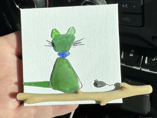 Cat & Mouse mini Canvas