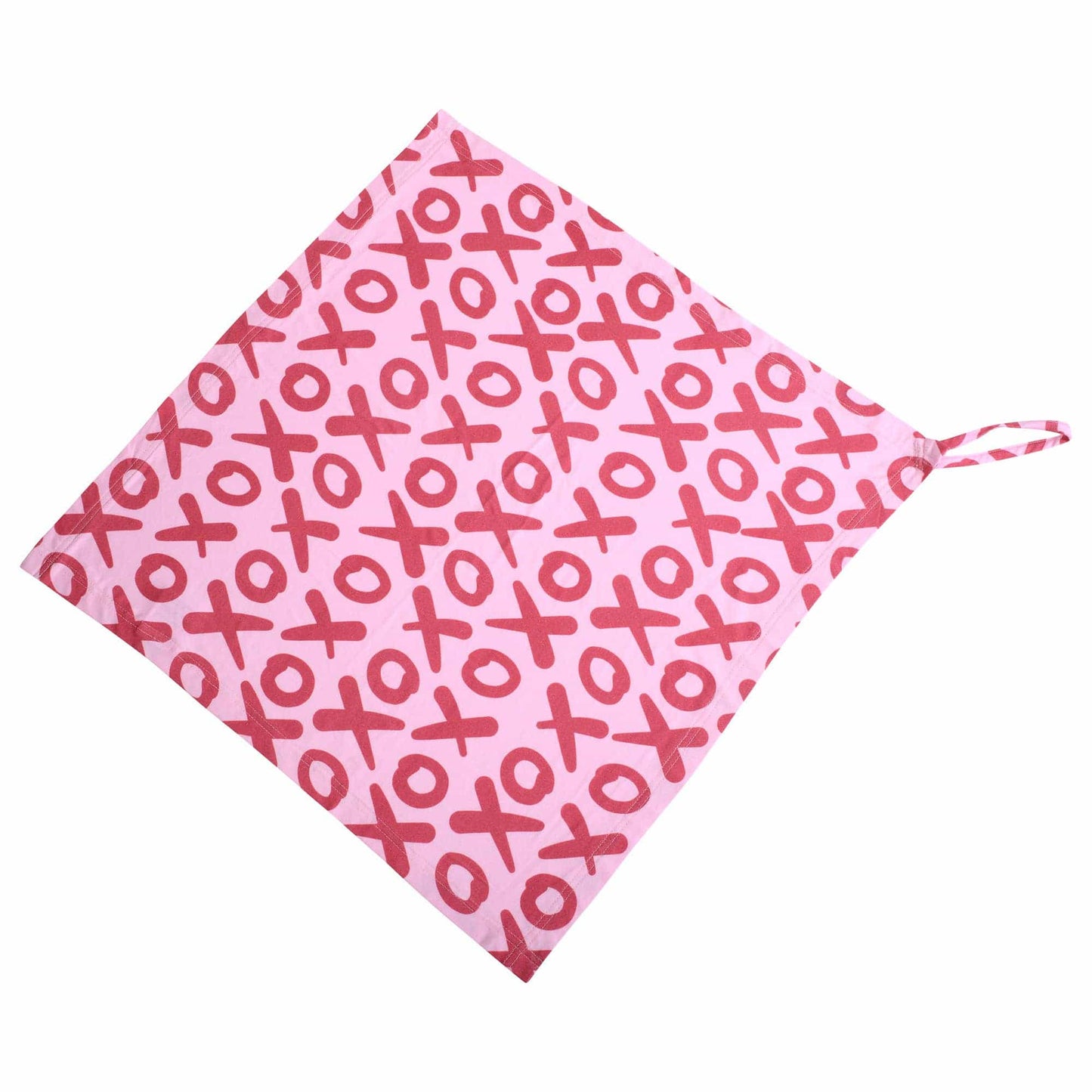 Valentine's XOXO Bamboo Newborn Lovey Small Swaddle Blanket