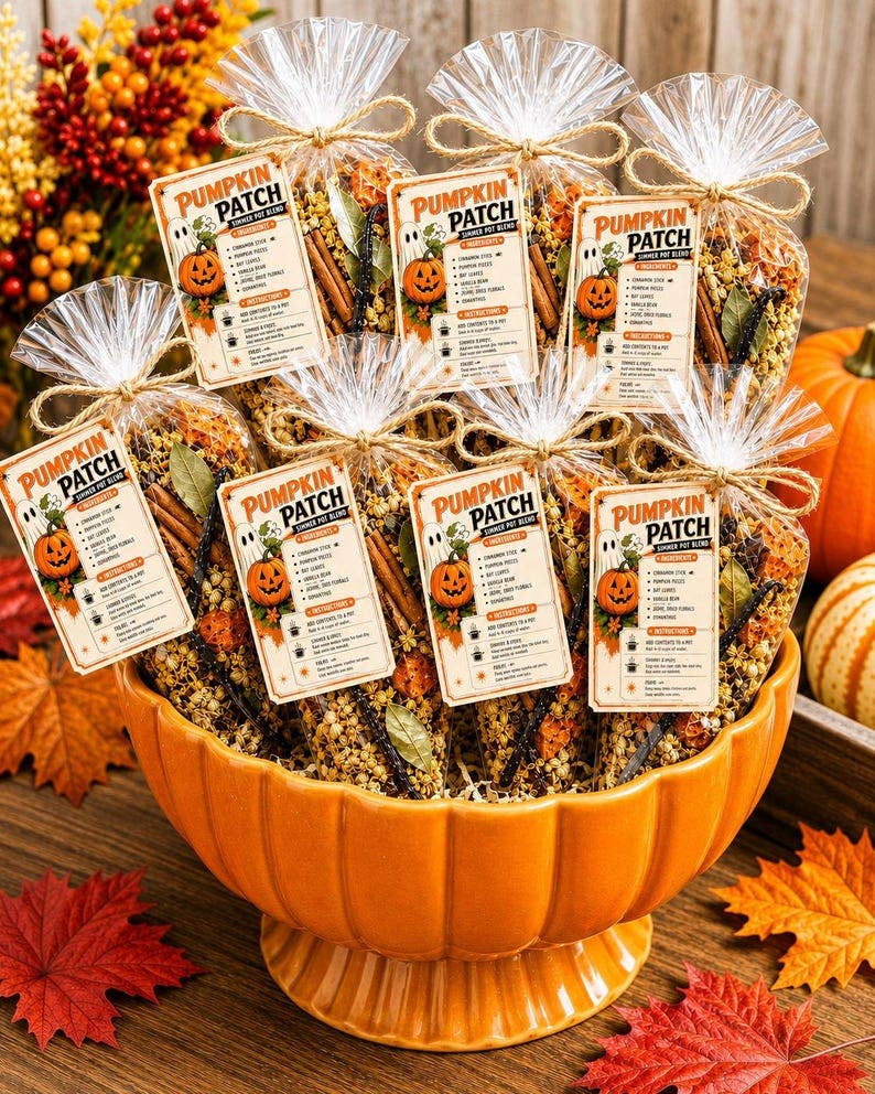 Pumpkin Patch Simmer Pot Kit, natural Fall Simmer Pot Blend