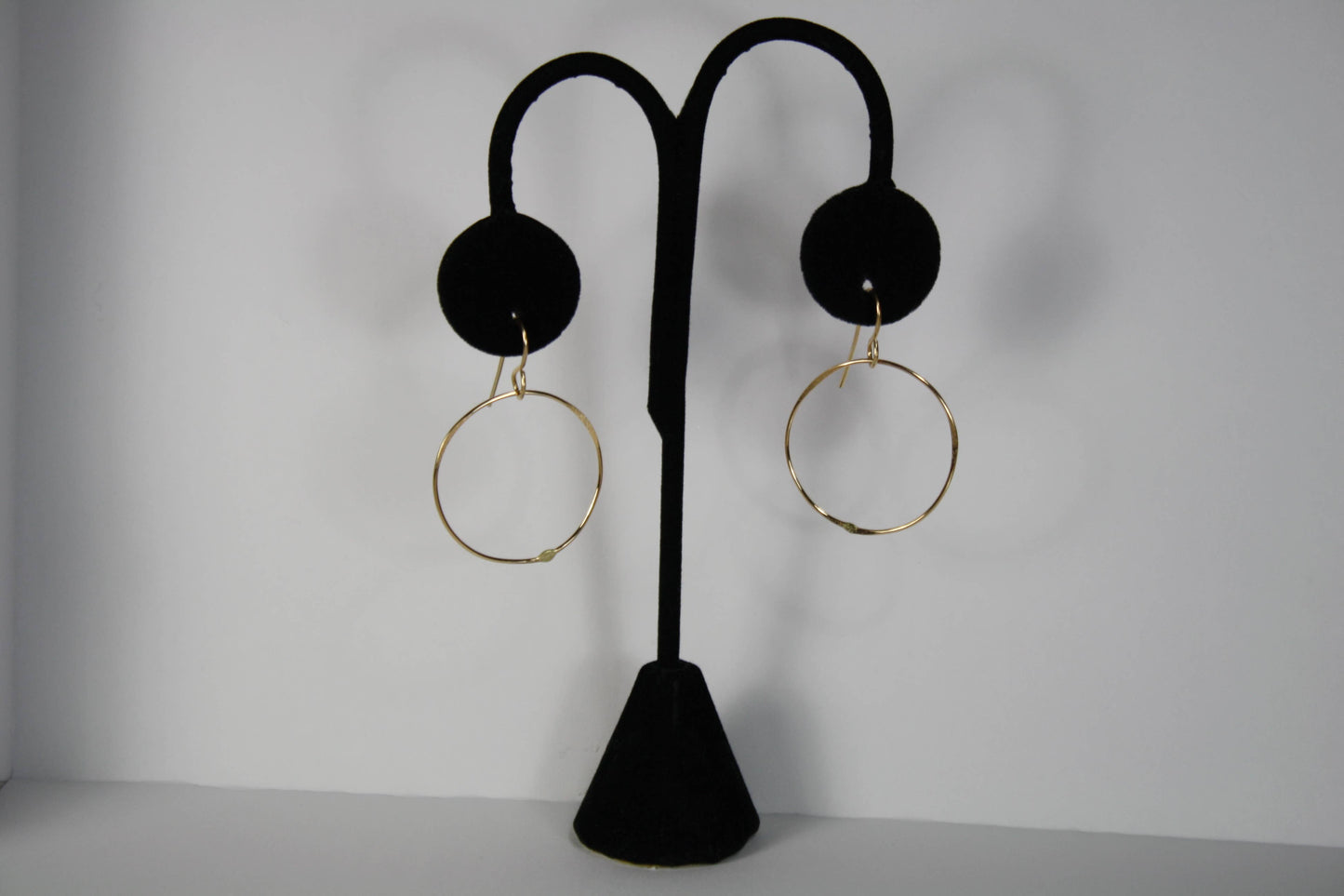 14k Gold Filled Earrings Large Circle