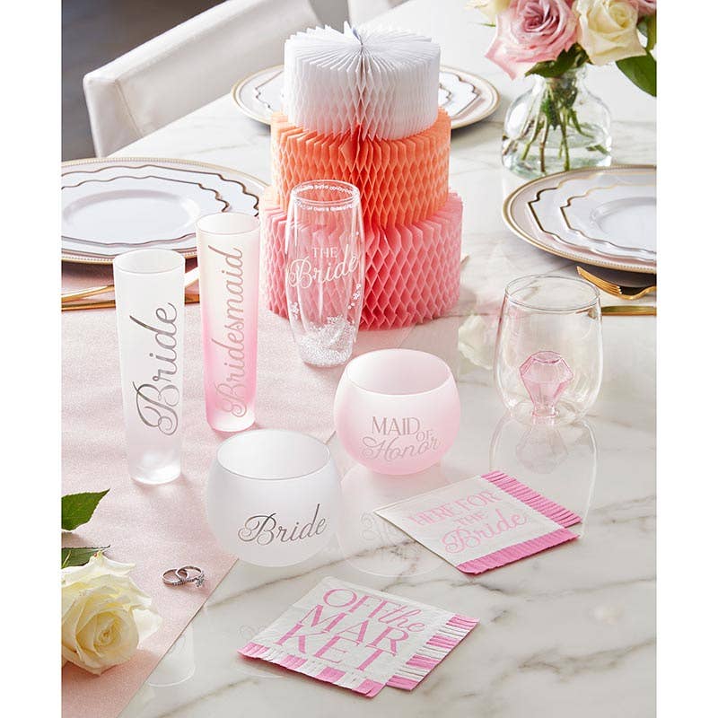 Fringe Beverage Napkins - Here For The Bride
