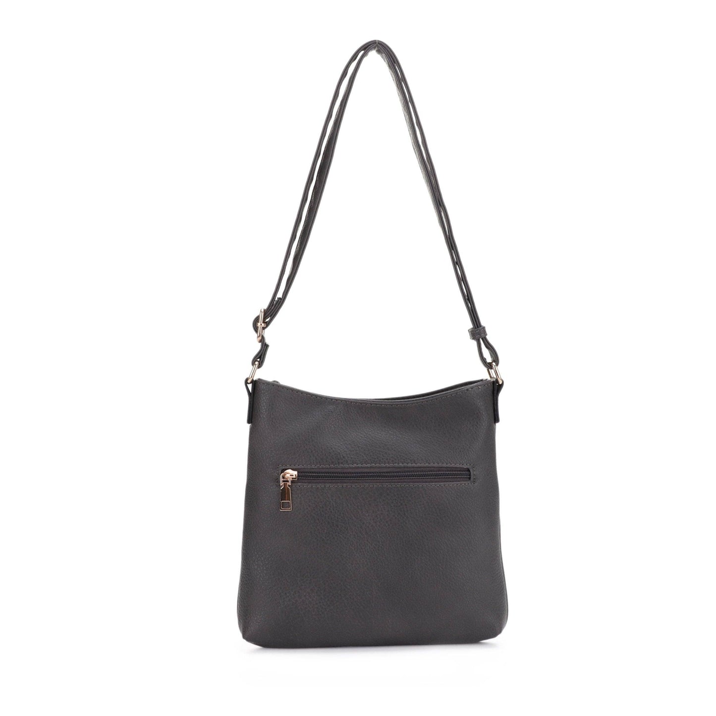 FC19547 Double Front Pocket Crossbody Bag