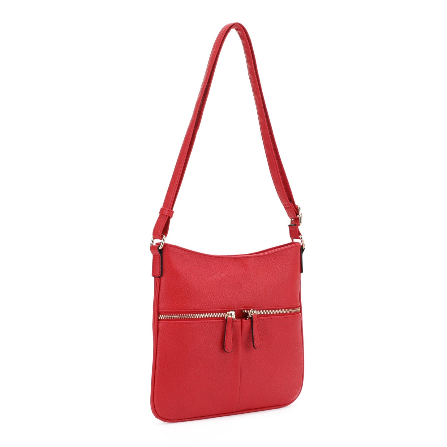 FC19547 Double Front Pocket Crossbody Bag