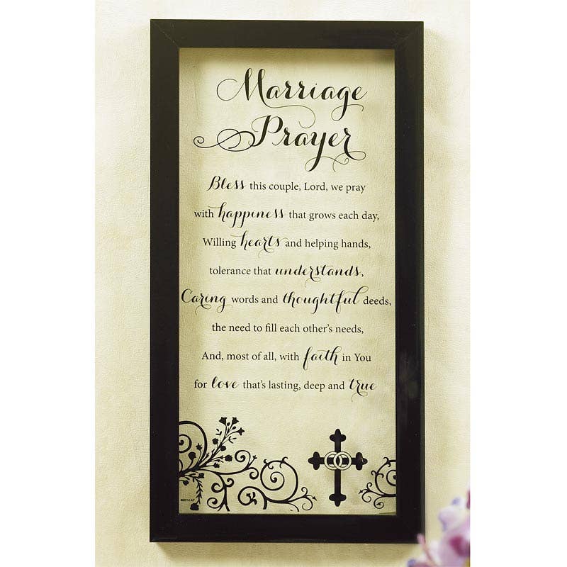 Marriage Prayer Wall Plaque
