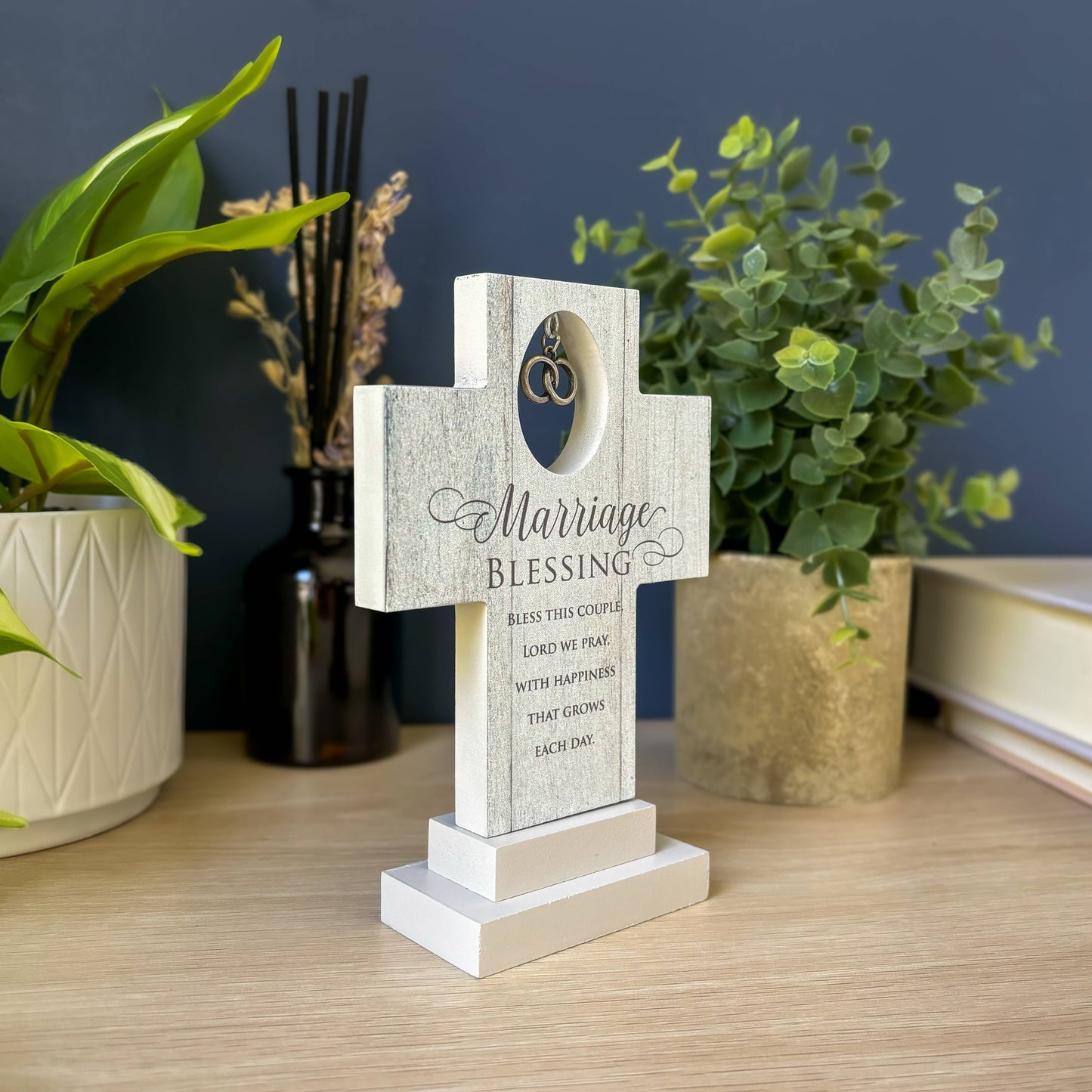 Marriage Charm Standing Cross