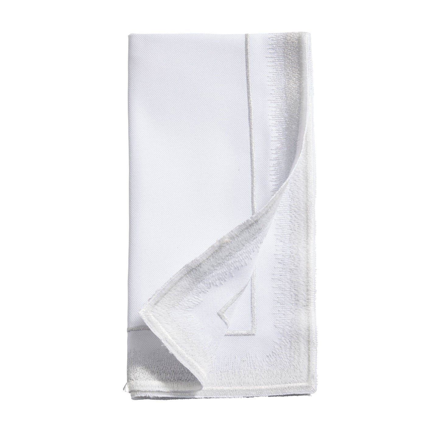 Elegant Embroidered Border Cloth Napkin