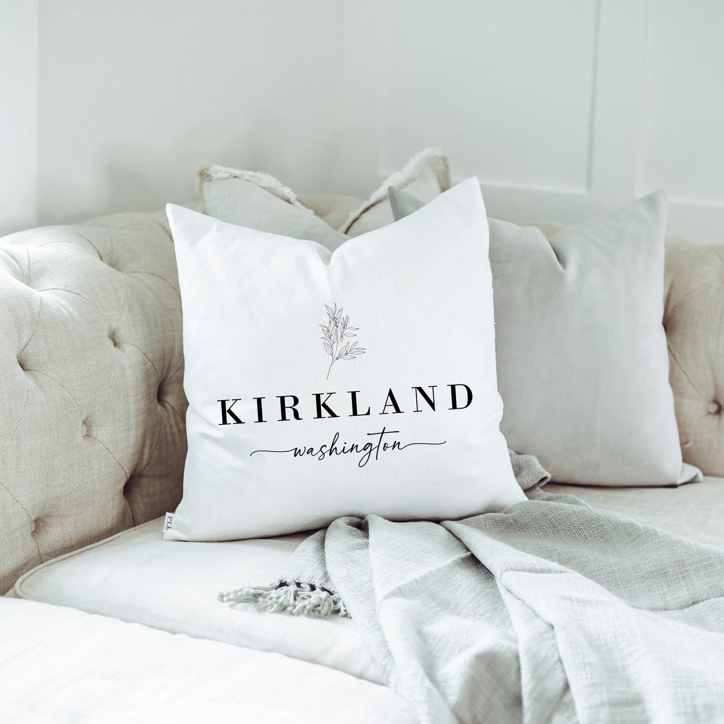Foliage Location Custom Pillow Cover