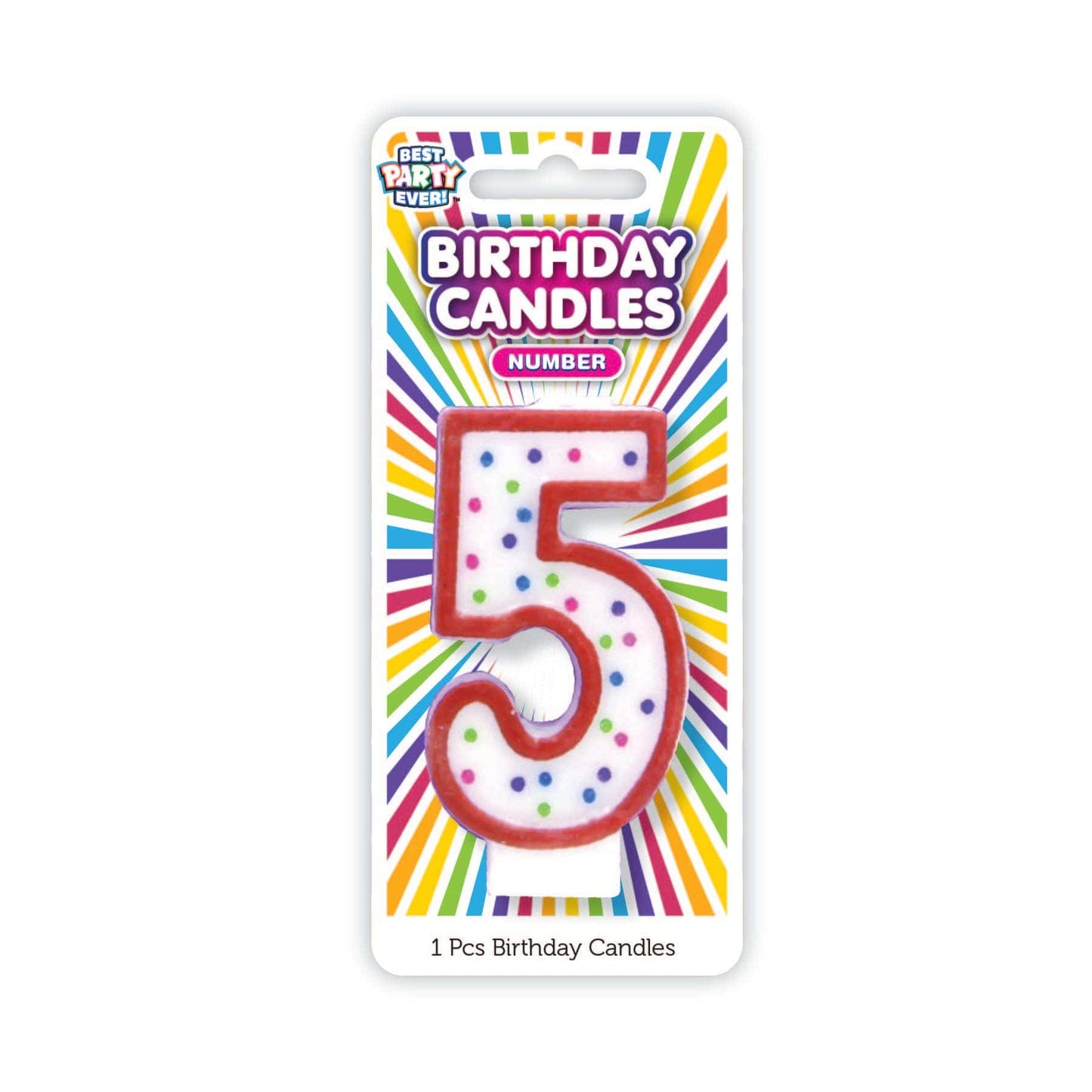 Number Birthday Candles 5