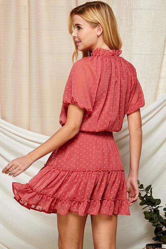 Swiss Dot Semi-Sheer Women's Dress 5181IMD