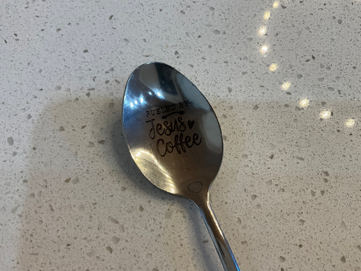Fueled by Jesus & Coffee Spoons