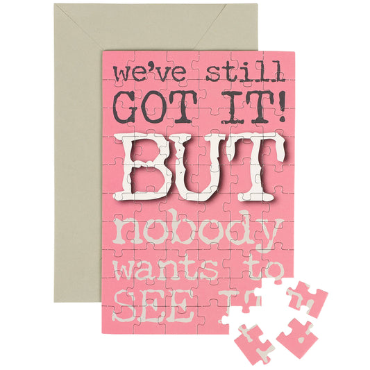 Still Got It Puzzle Card