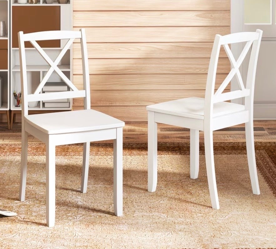 Farmhouse Cross Back Chairs