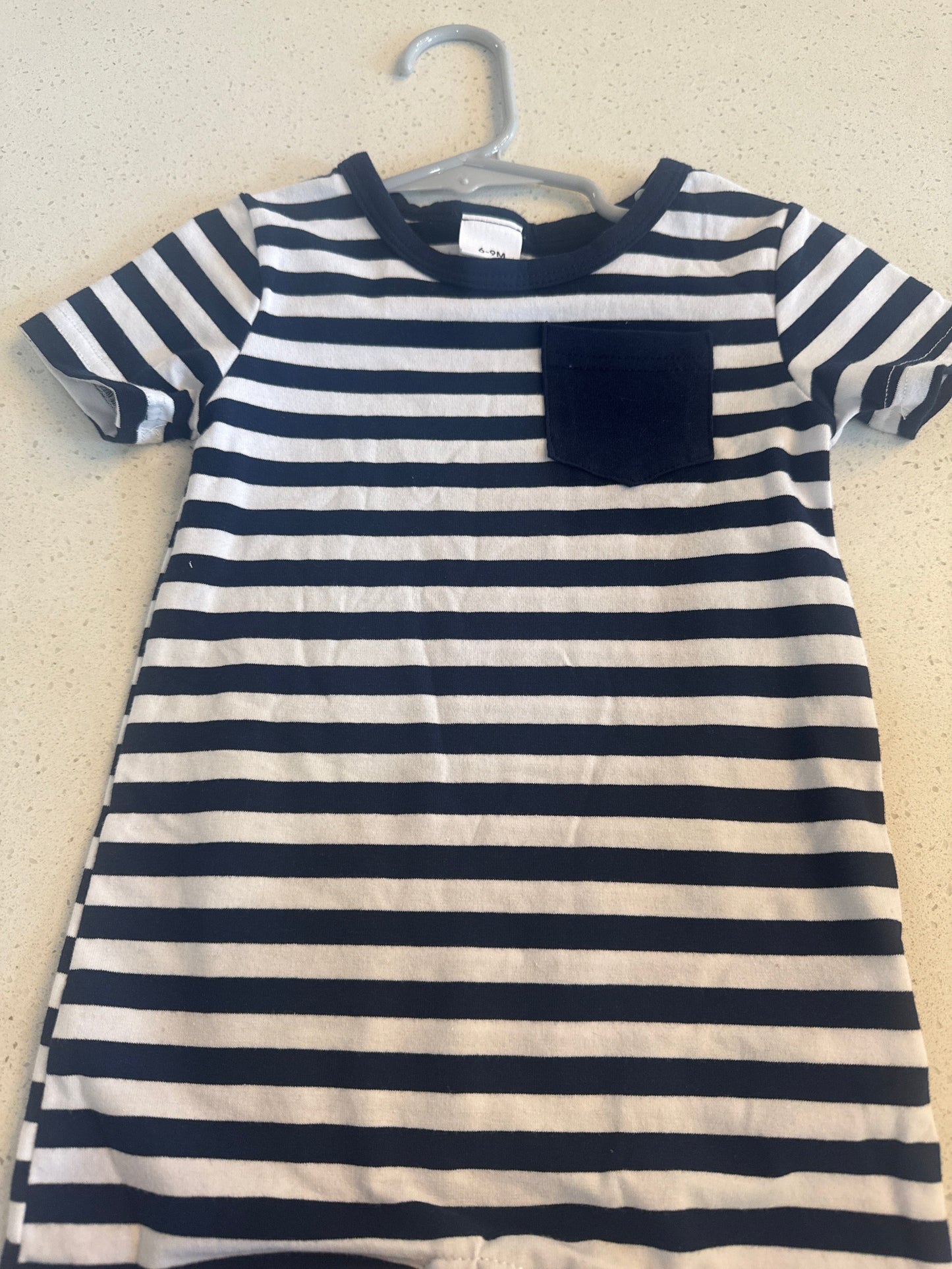 Striped  Romper