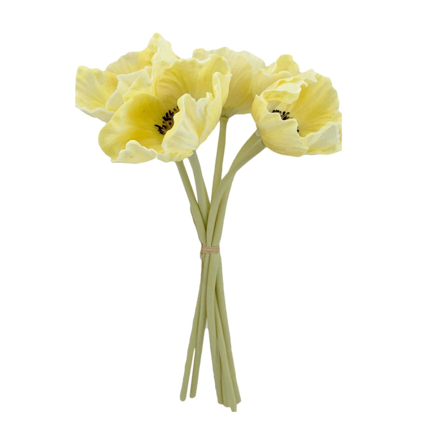 10"-11" Real Touch Poppy-6 stems per bundle
