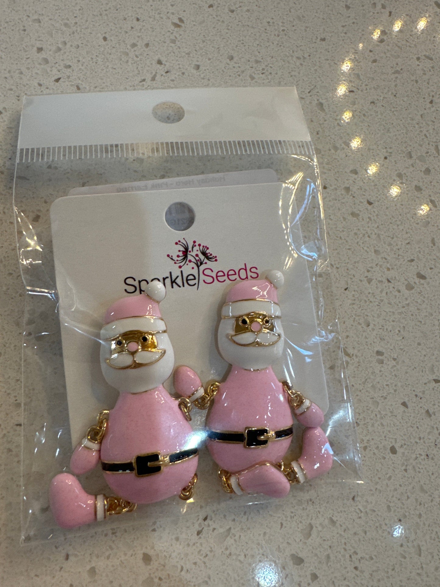 Holiday Hero SS Post Santa Earrings