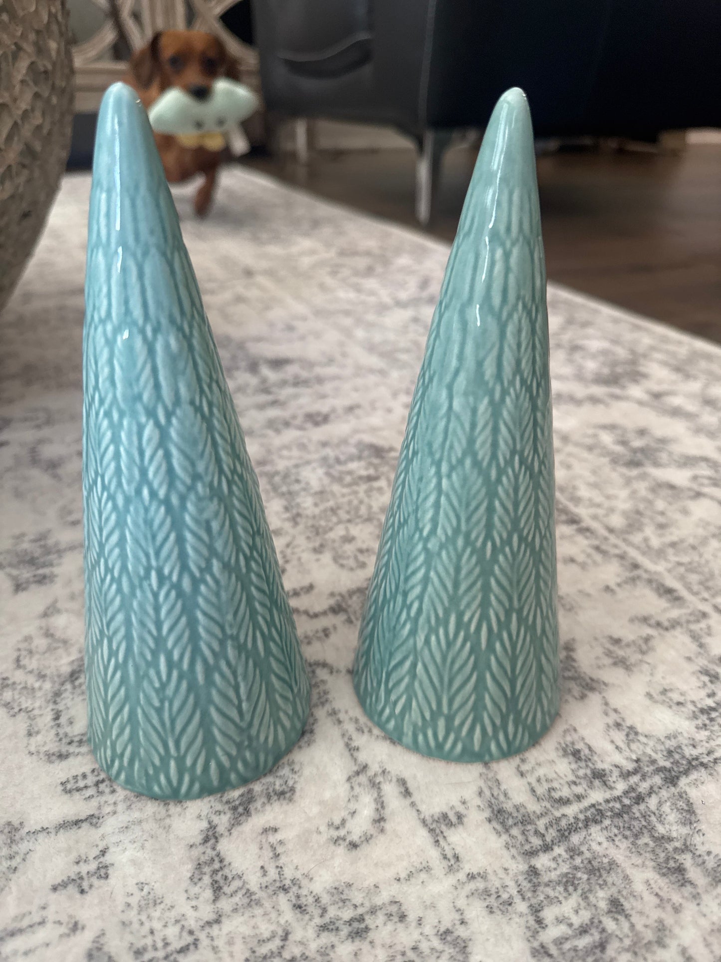 Blue Ceramic Christmas Tree
