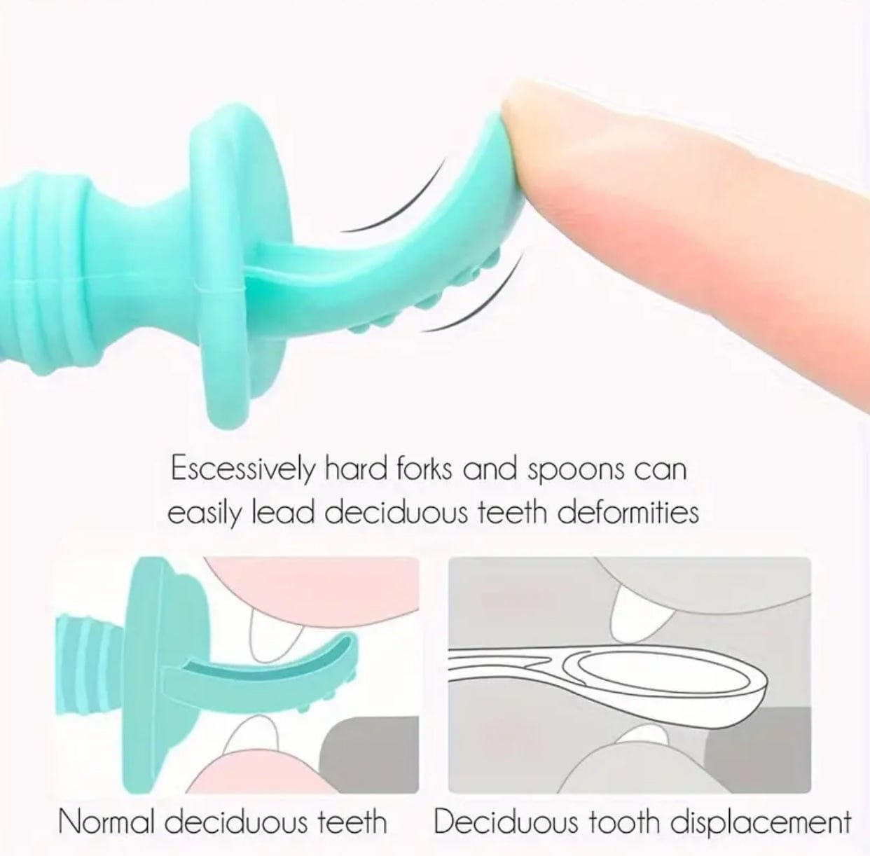 Silicone Spoon & Fork Set