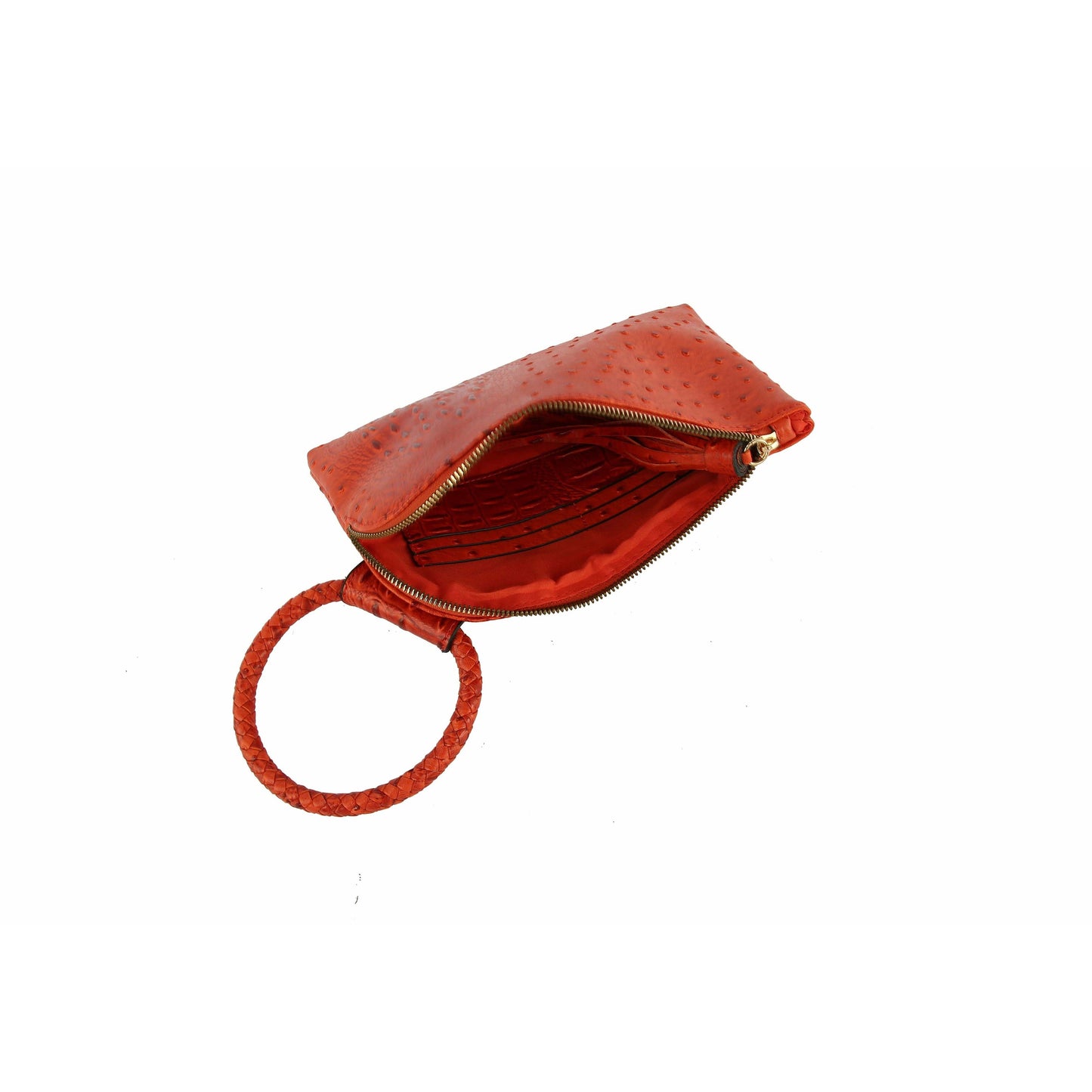 HF  Tassel Accented Embossed Wristlet Clutch  JYV-0374