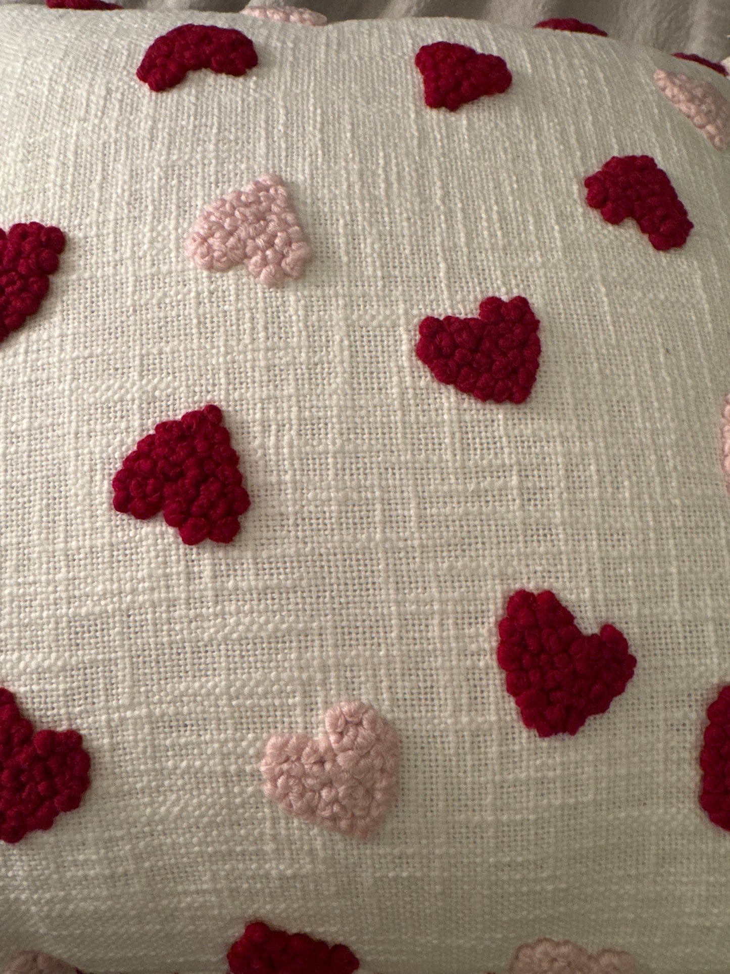 Heart Pillow Pink&Red