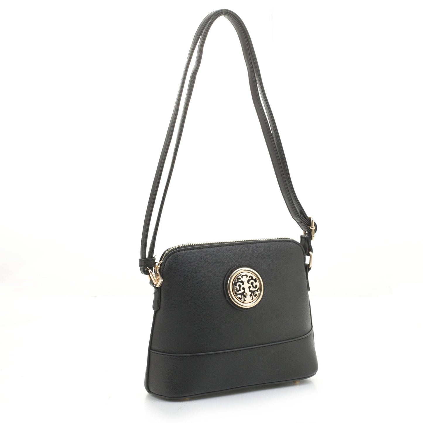 FC19565 Circle Hardware Crossbody Bag