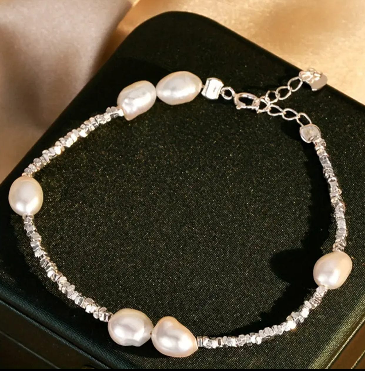 Sterling Silver and Freshwater Pearl Bracelet