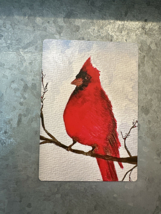 3.5x5 Art Magnet-Big Red