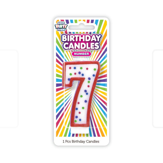 Number Birthday Candles 7