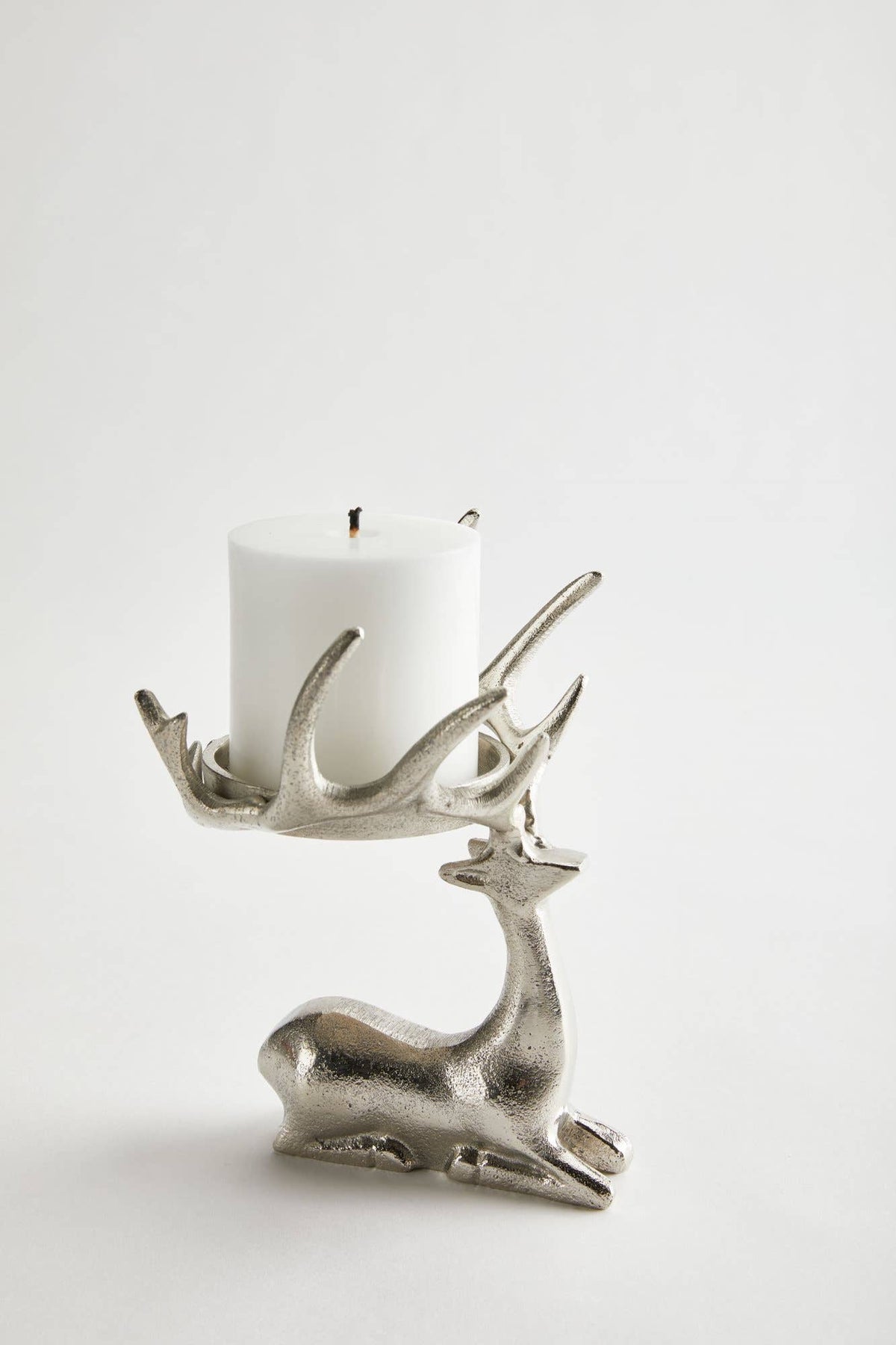 Sitting Reindeer Candle Holder