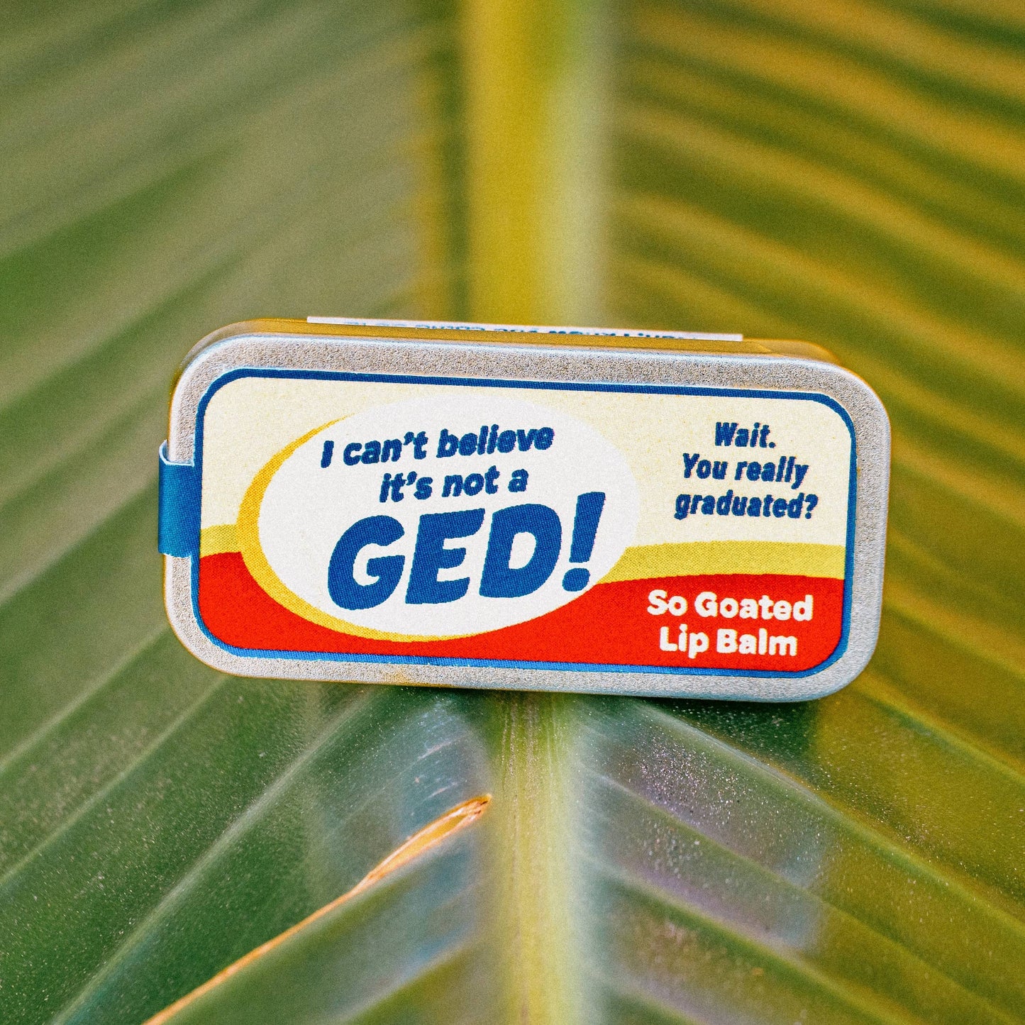 I Can't Believe It's Not a GED! Lip Balm | Funny Old School