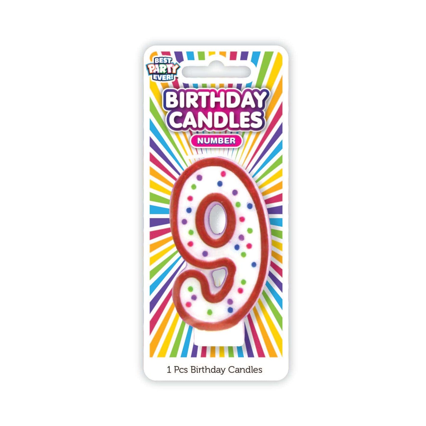 Number Birthday Candles 9