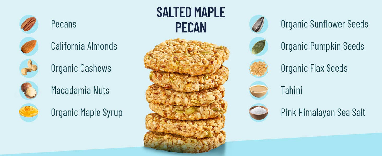 Salted Maple Pecan - Premium Real Food Snack Bar
