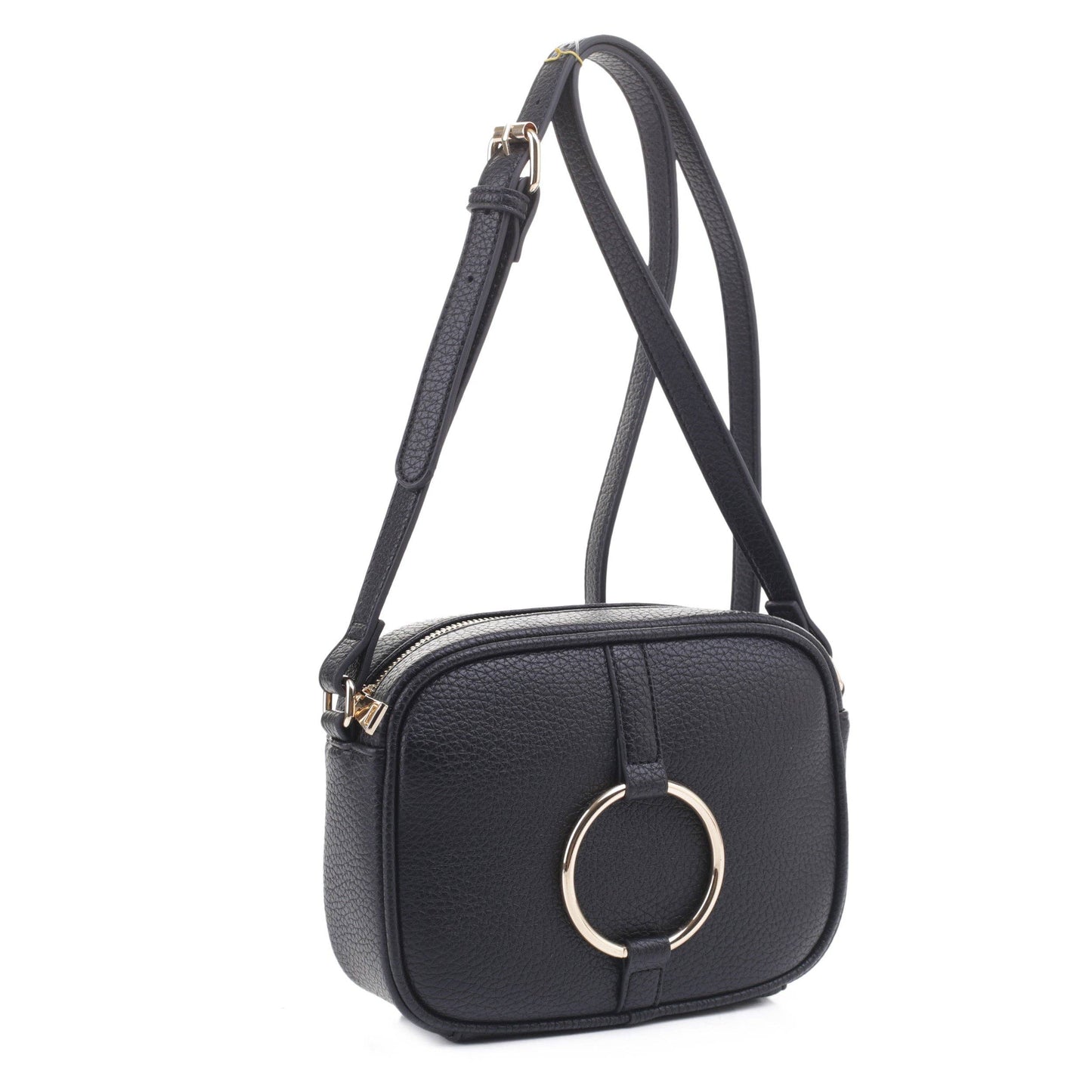 SJ20335 Circle Ring Hardware Crossbody Camera Bag