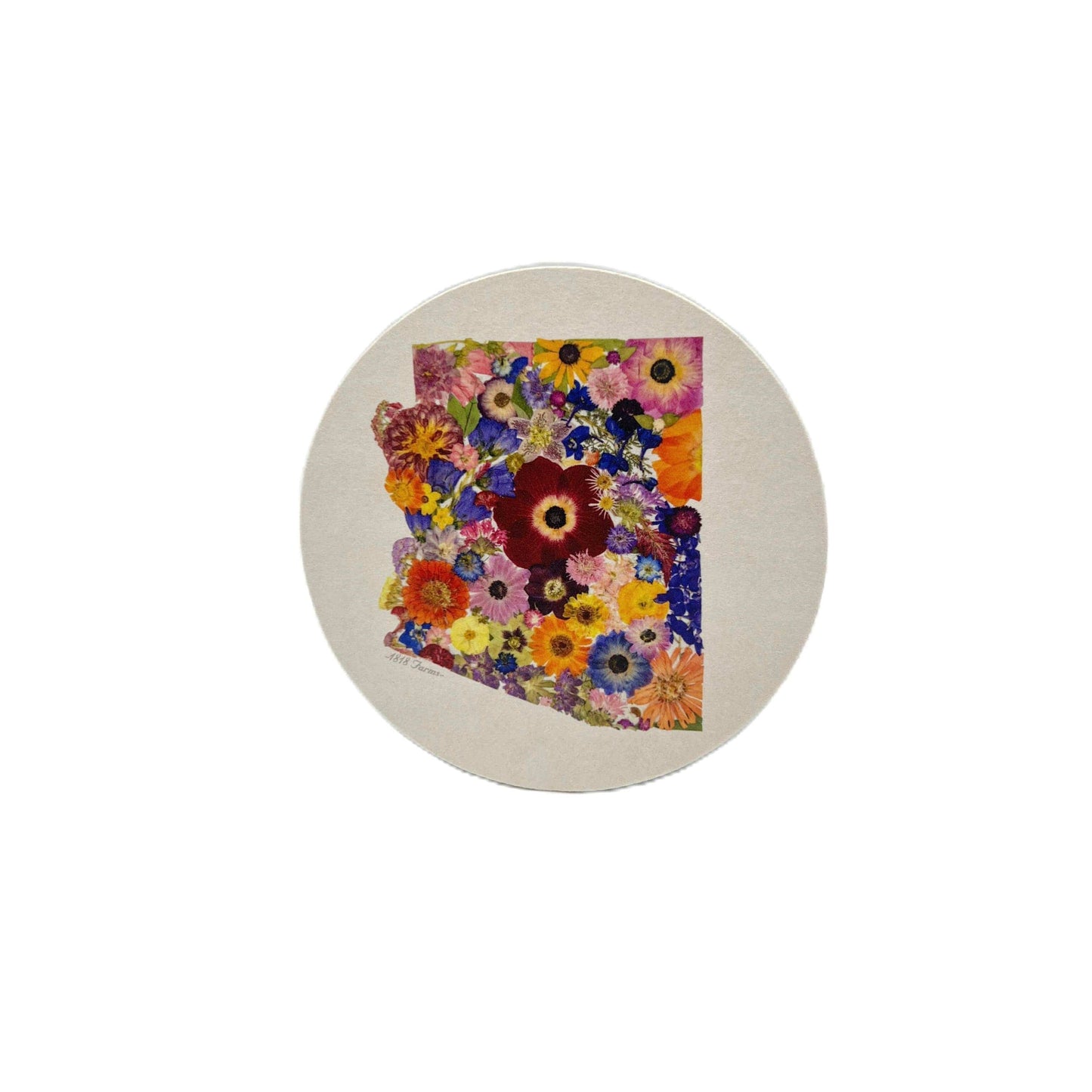 "Where I Bloom" State Coasters- Set of 6