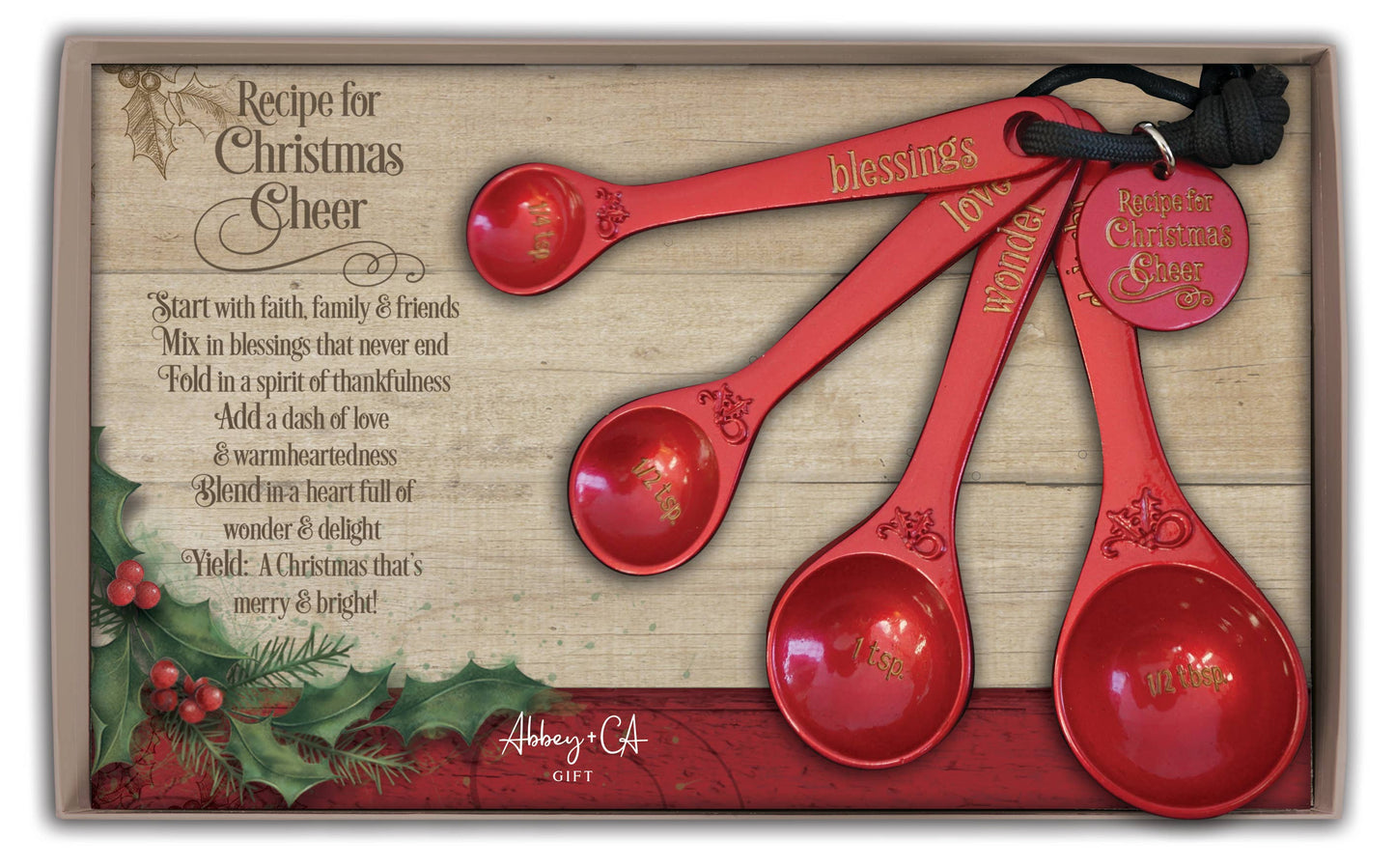Christmas Cheer Measuring Spoons