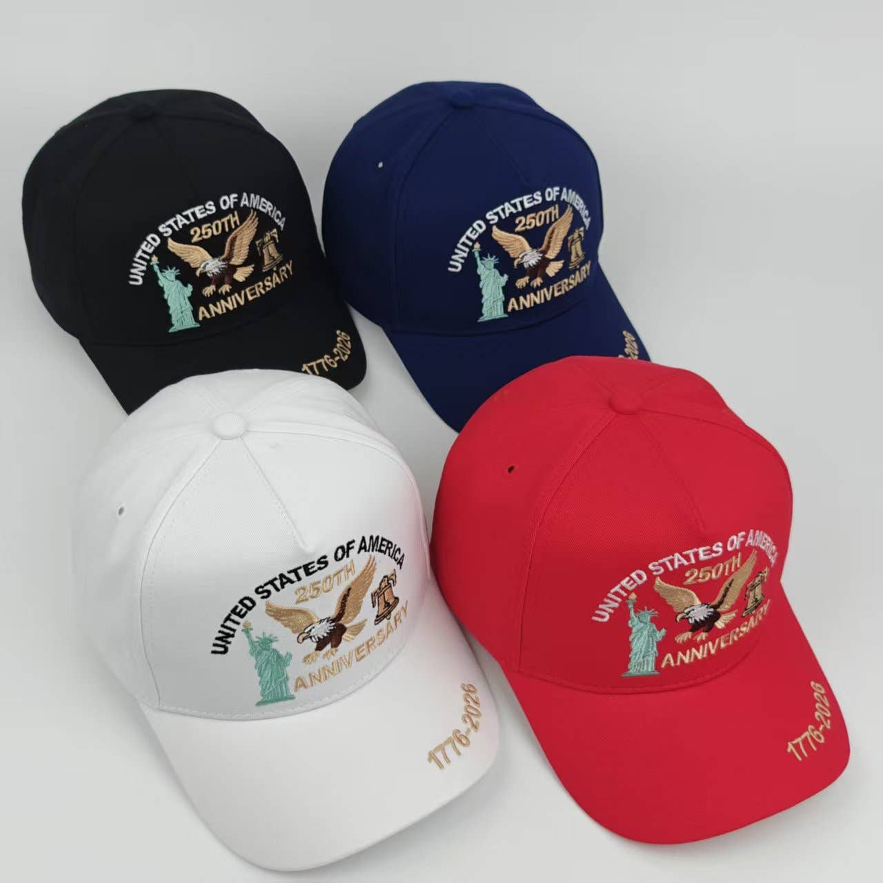 250th Anniversary Liberty Eagle Embroidered Baseball Cap