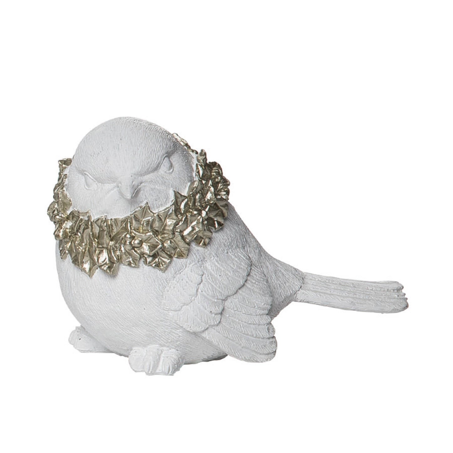 CLOSEOUT 5.5" Christmas Elegant Glitter Wreath Bird Fig