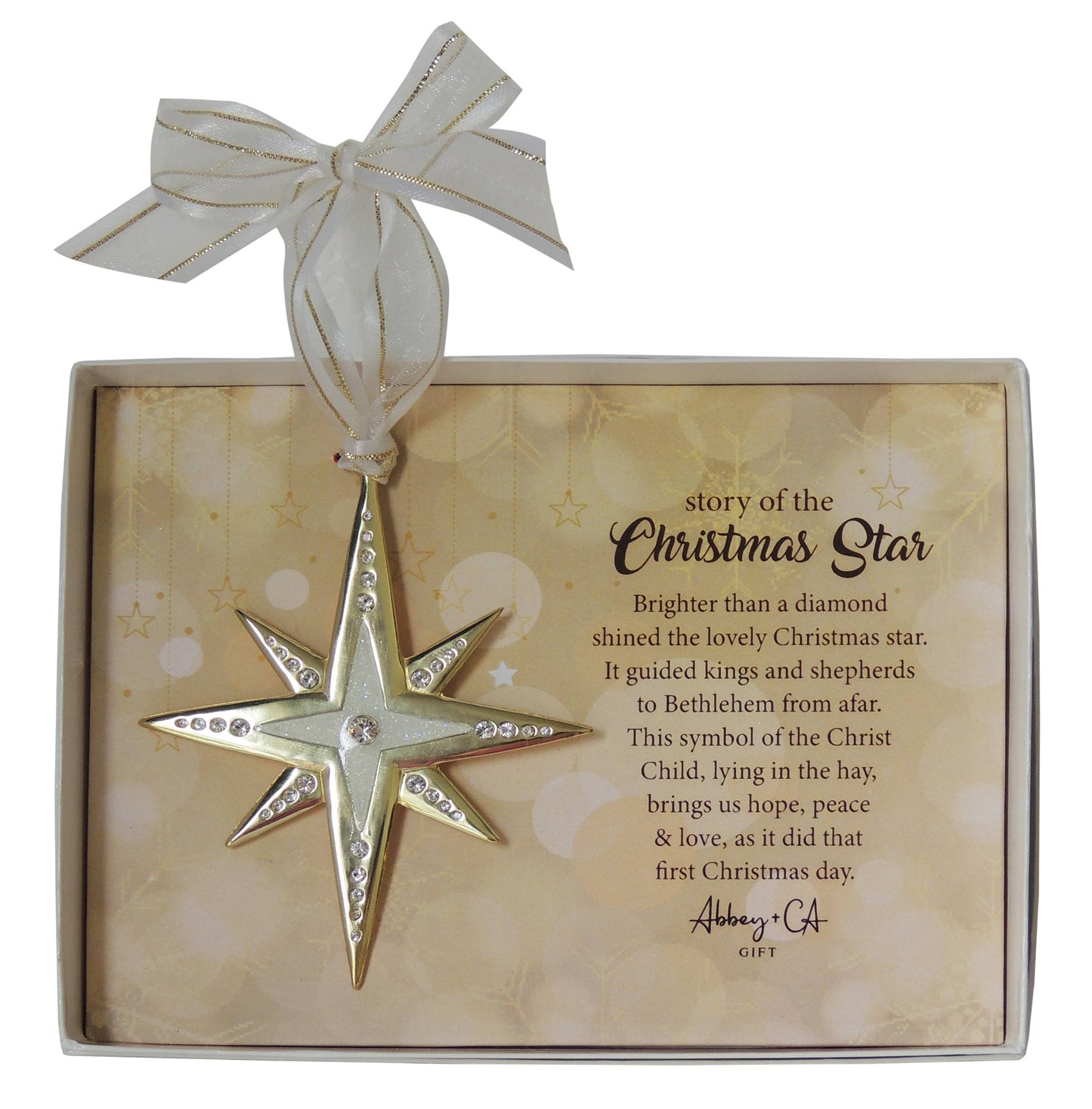 Christmas Star Story Ornament