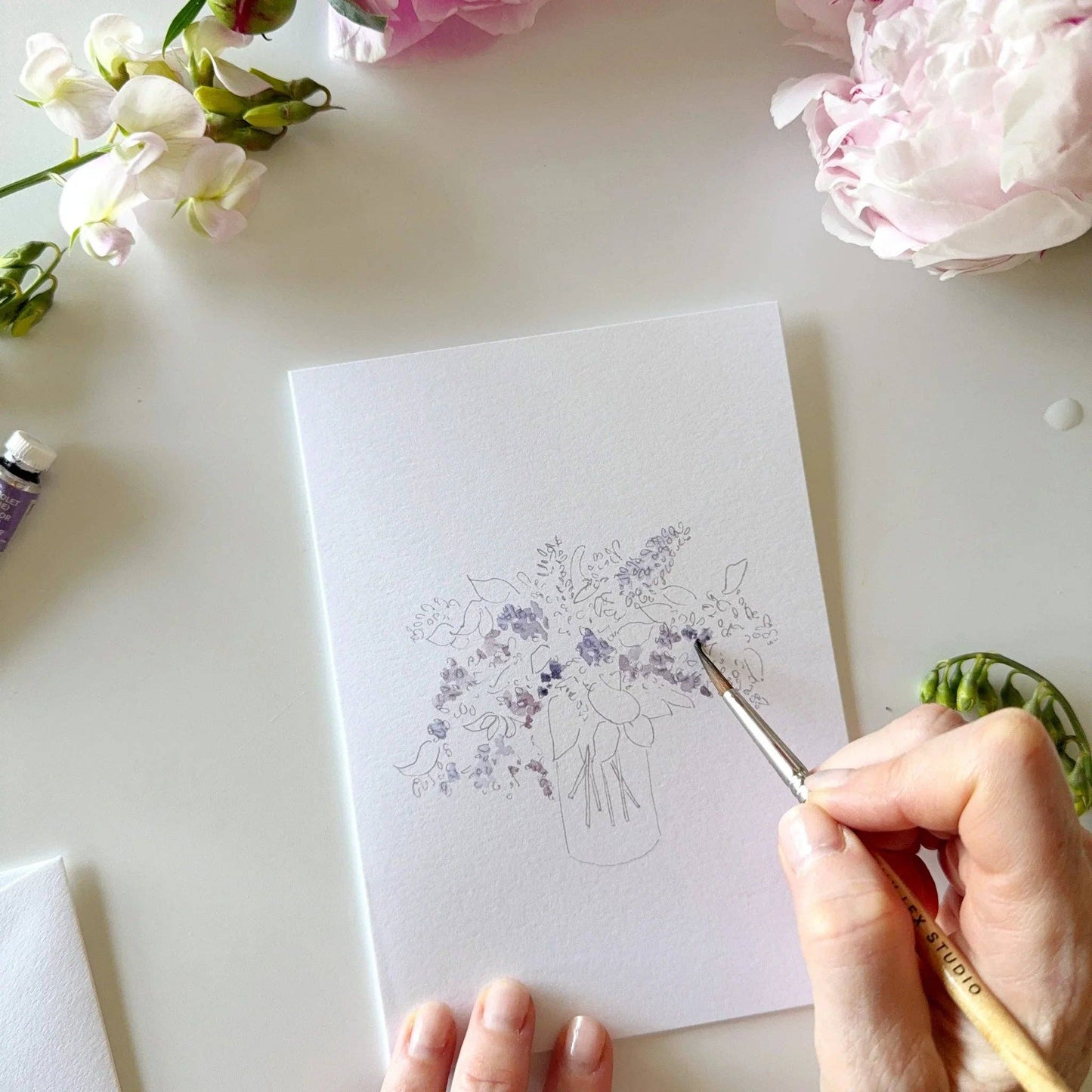 watercolor notecard set