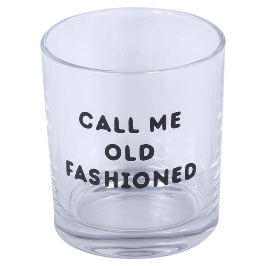 Call Me Old Fashioned Rocks Glass