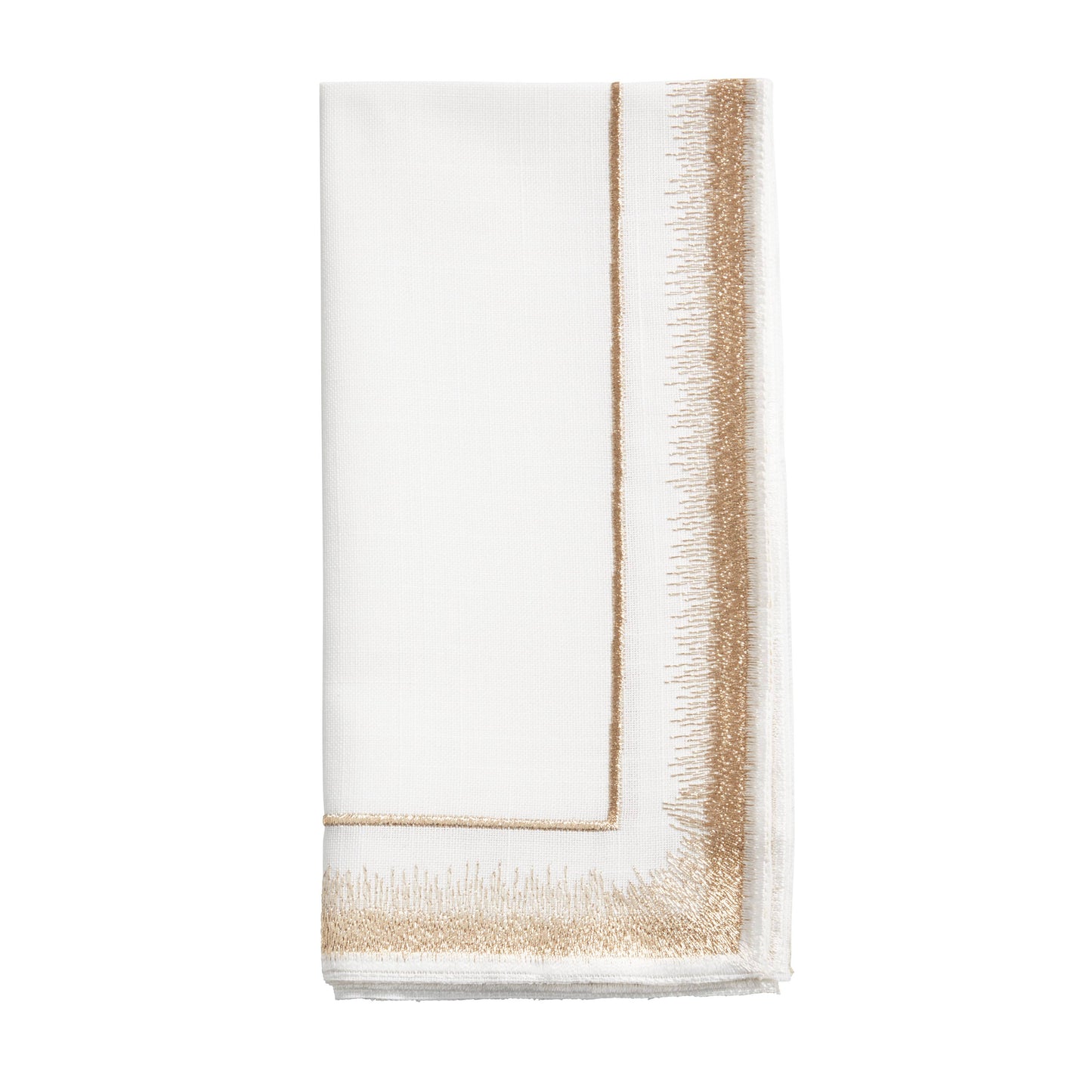 Elegant Embroidered Border Cloth Napkin