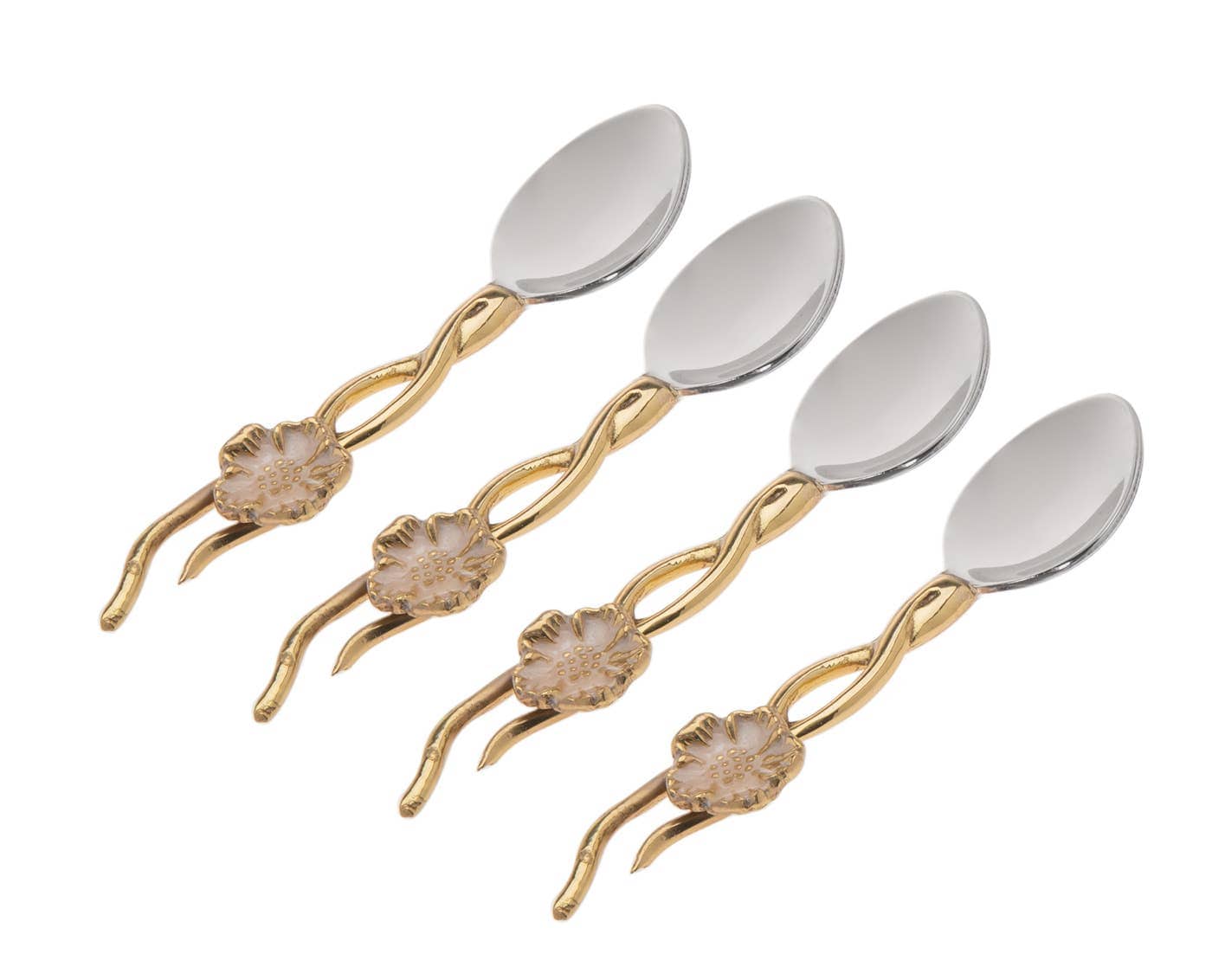 Hellobore Set of Four Dessert Spoons