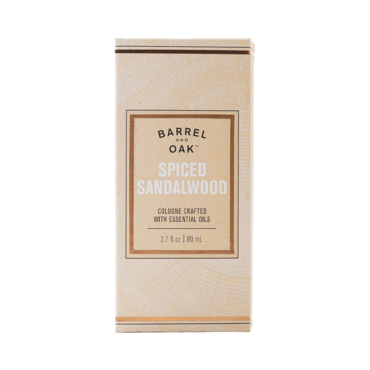 Spiced Sandalwood - Natural Fragrance Cologne - 2.7 fl oz