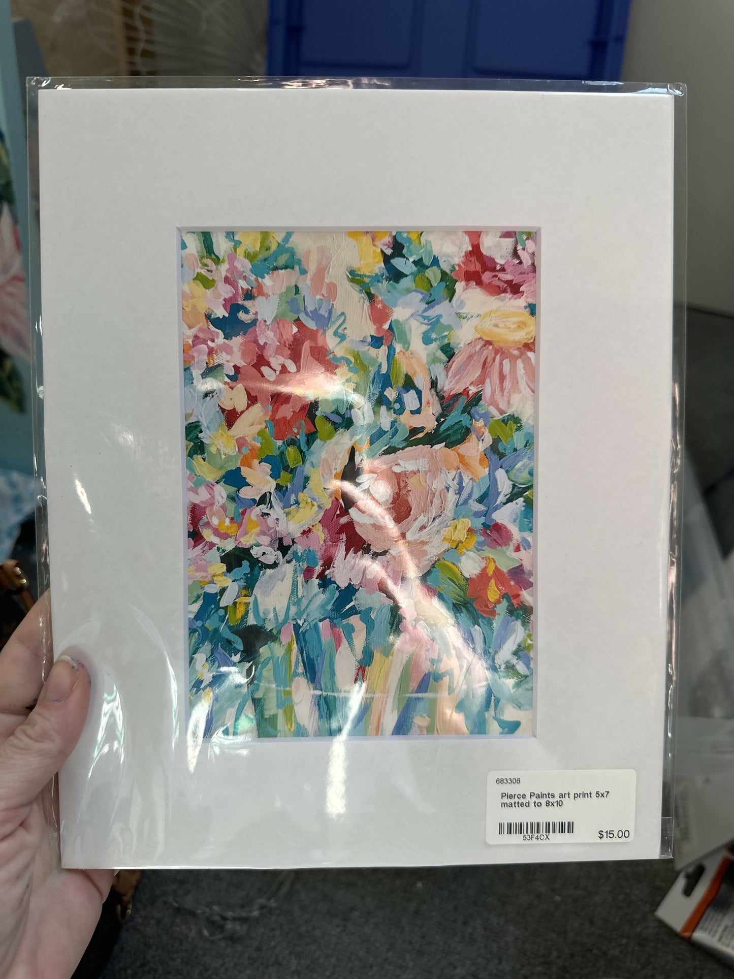 Pierce Paints 5x7 print matted to 8x10