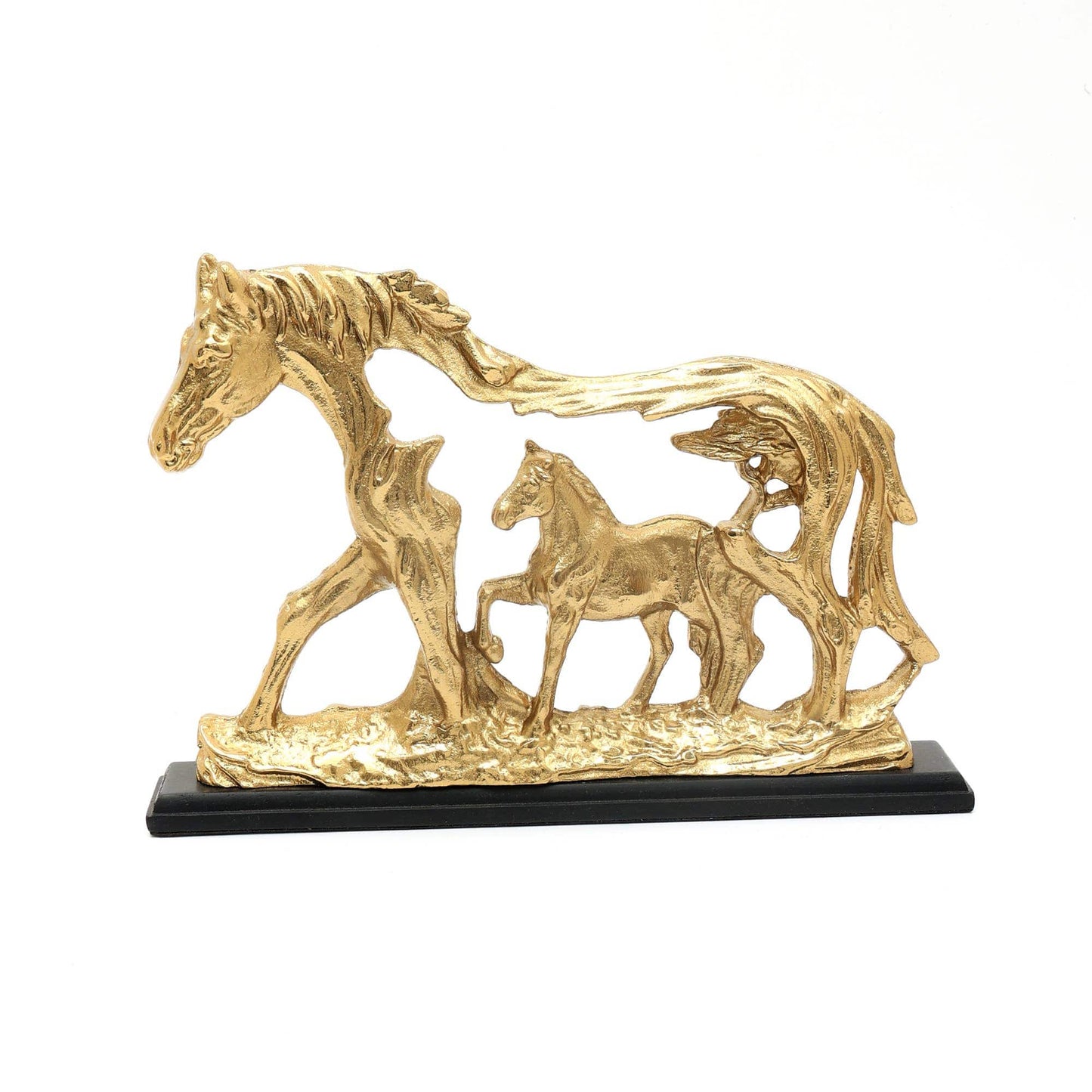Decorative Horse Sculpture-Animal Figurine-11x1.25x7.75"