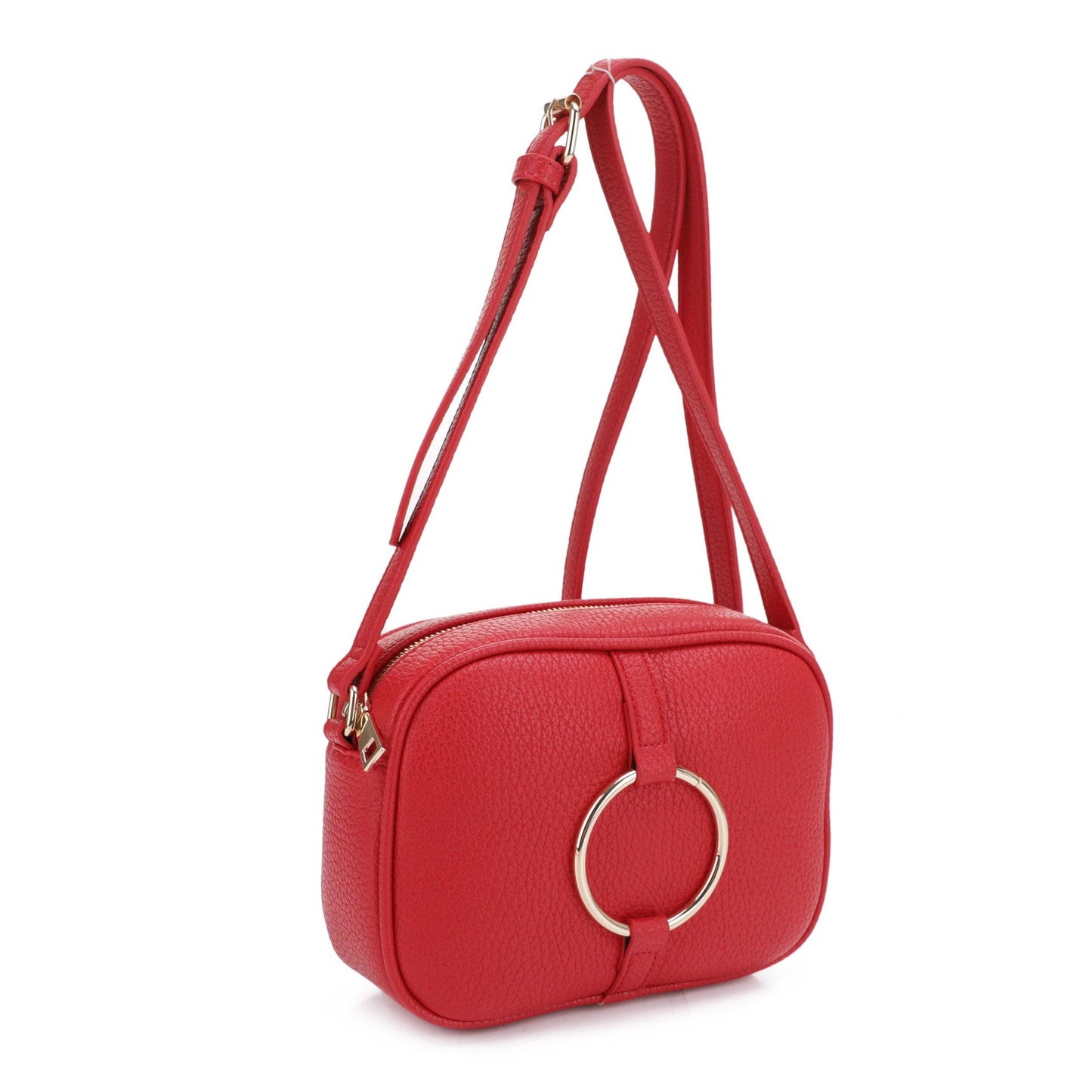 SJ20335 Circle Ring Hardware Crossbody Camera Bag