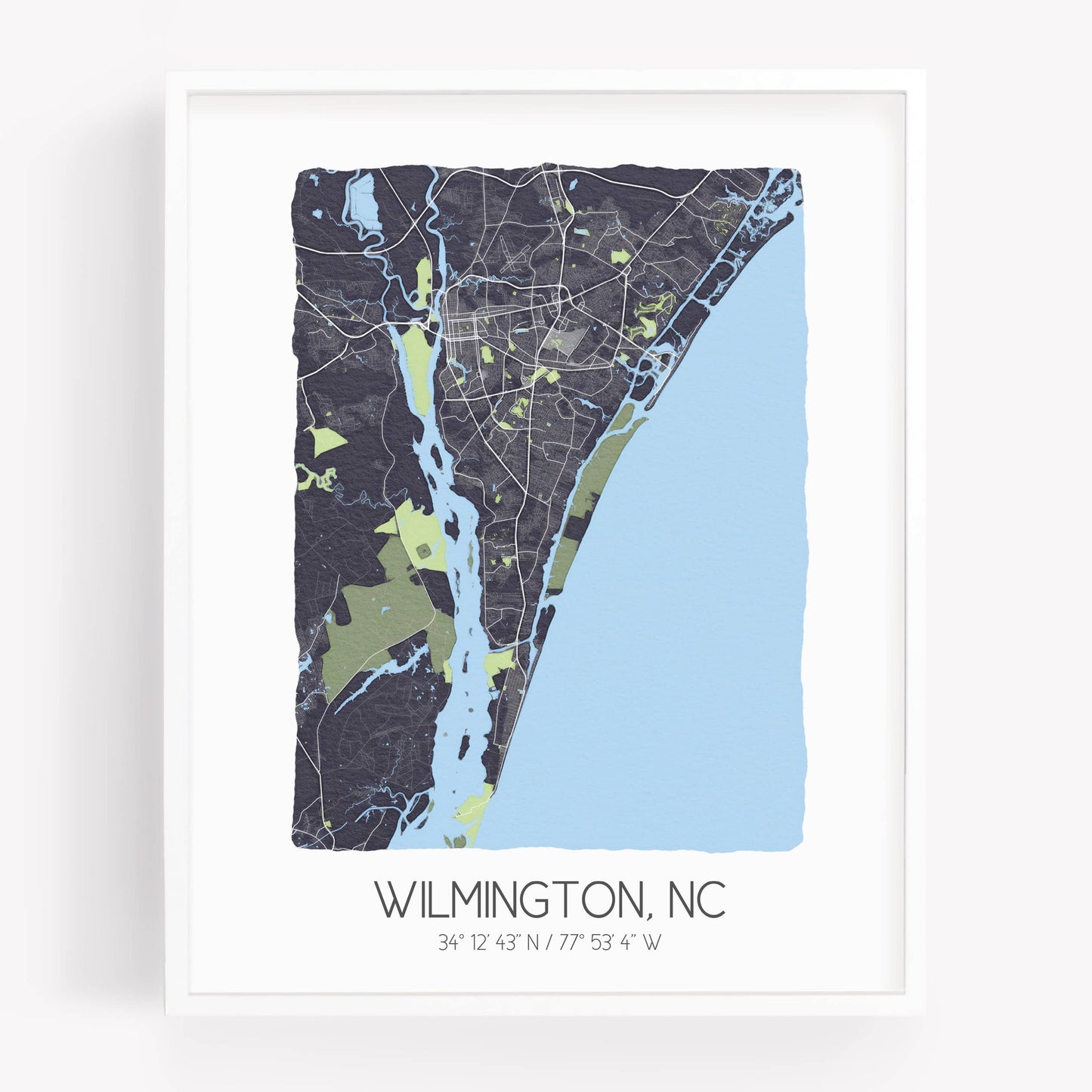 Wendell City Map Print -