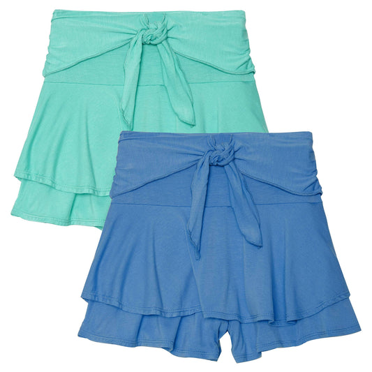 Tie Front Skort