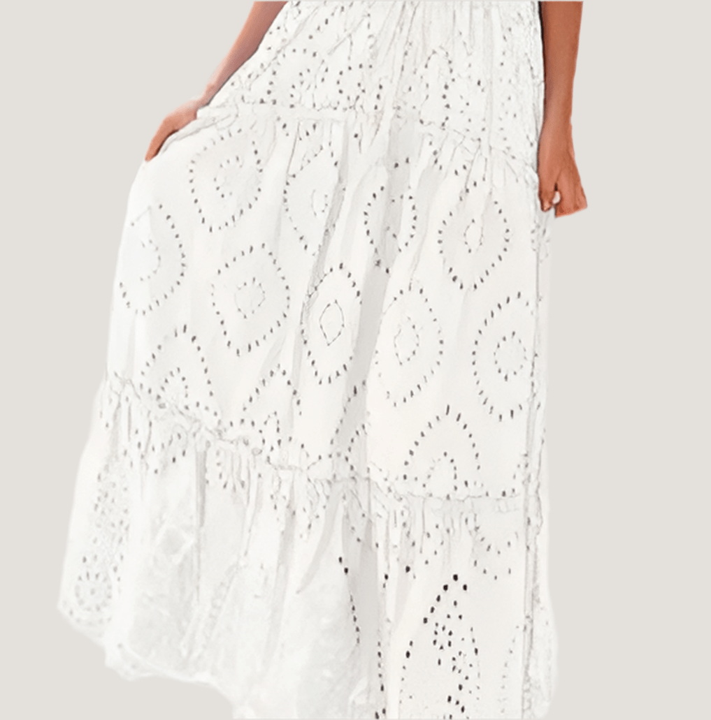 Lace Boho Skirt Med